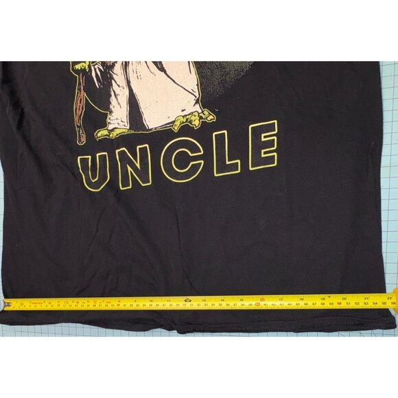 Star Wars Yoda Best Uncle T-Shirt XL Black Funny Gift Tee by Anvil - Picture 7 of 13